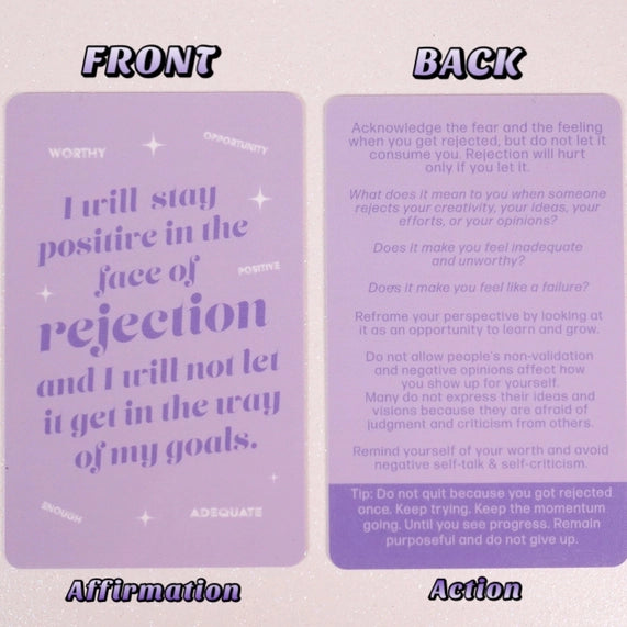 AFFIRMACTIONS™ Cards, Deck, Affirmation Cards, Mental Health
