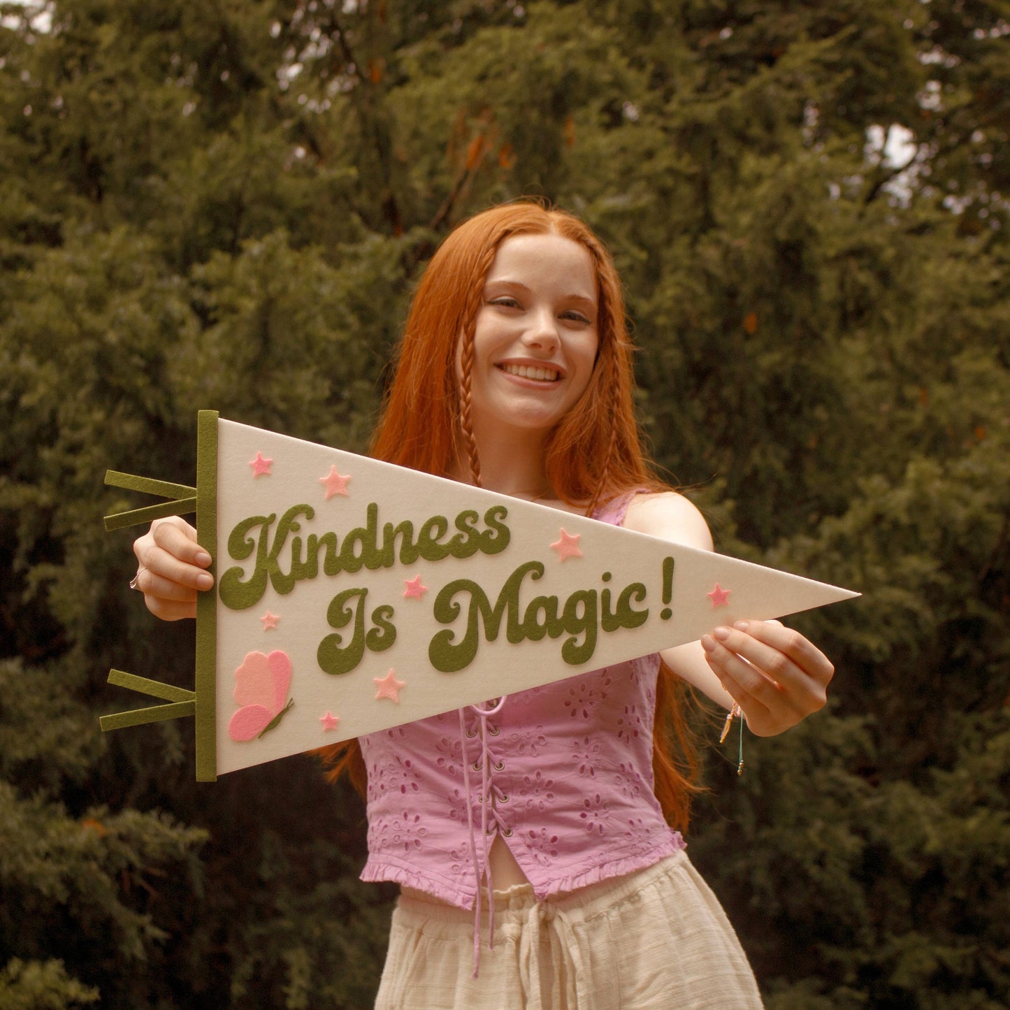 Kindness is Magic Felt Pennant