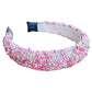 Headbands of Hope: All That Glitters Headband - Pink + Silver  *Breast Cancer Awareness