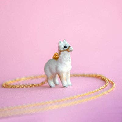 Alpaca "The No Drama Llama" Necklace