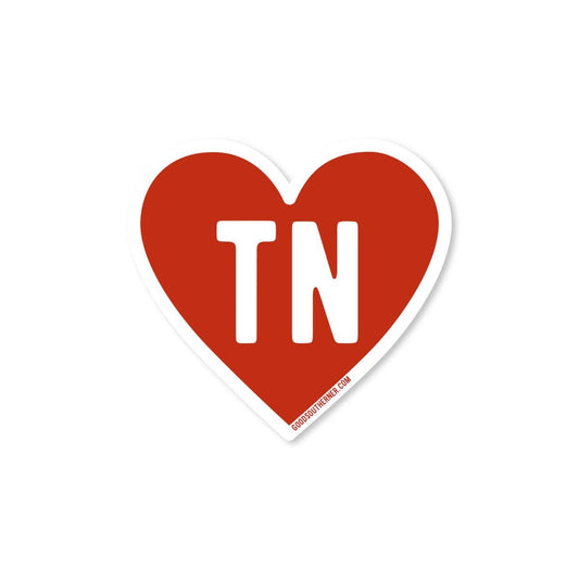 "Love Tennessee Heart" Sticker