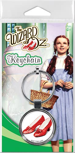 Wizard of Oz Ruby Slippers Keychain