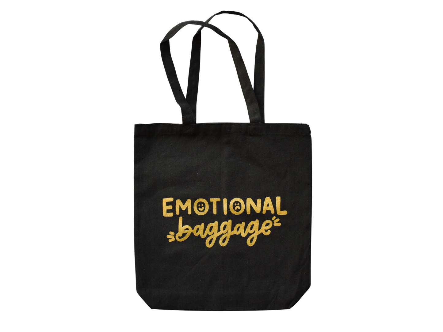 "Emotional Baggage" Tote Bag | Mental Health Canvas Tote