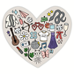 Swiftie Heart Sticker | Cute Taylor Swift Sticker