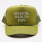 Mental Health Day Hat in Kelly Green