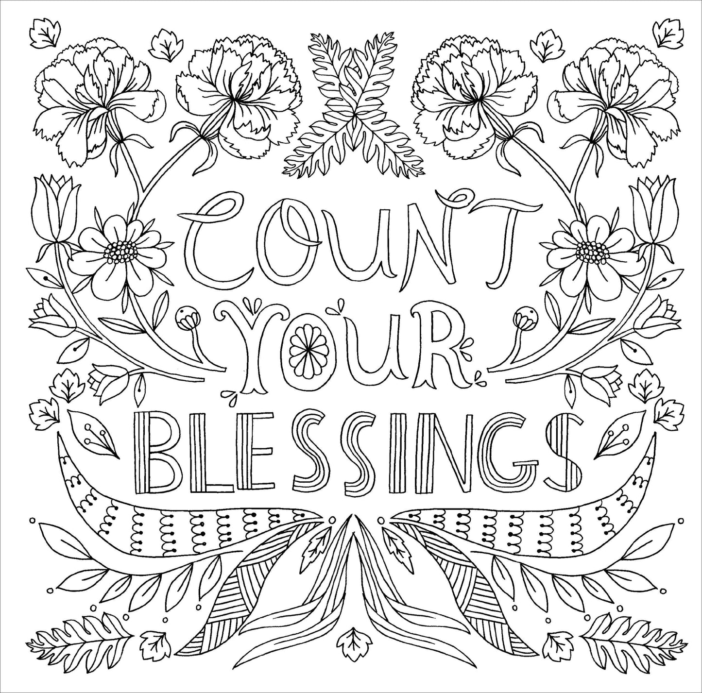 Color Me Blessed Artist's Coloring Book