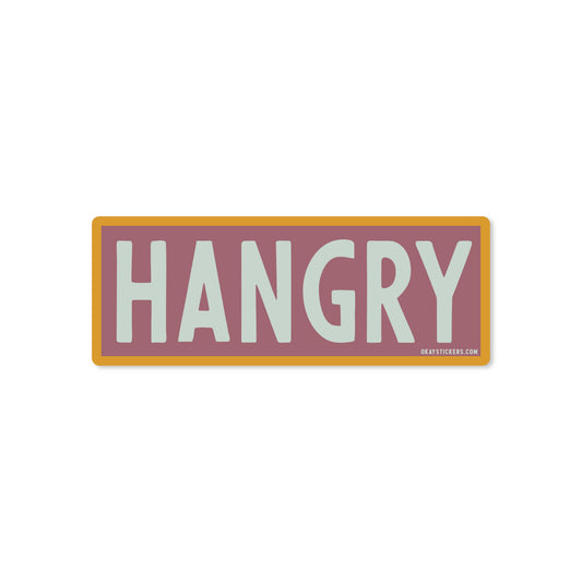 "Hangry" Sticker