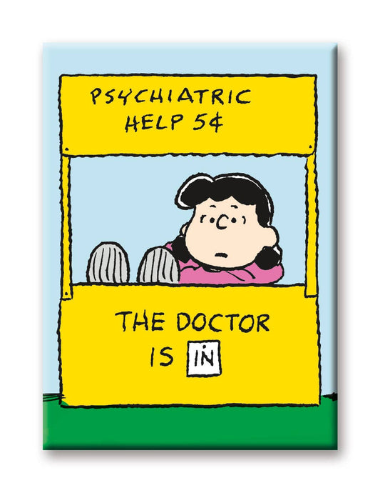 Peanuts - Lucy Doctor 2.5" x 3.5" Flat Magnet