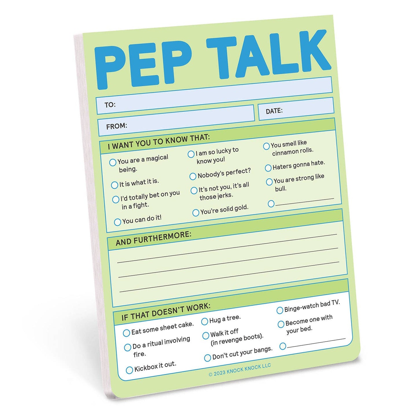 Pep Talk Nifty Note (Pastel Version)